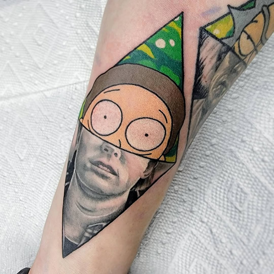 Tattoo by @makluvintattoos — realism, anime
