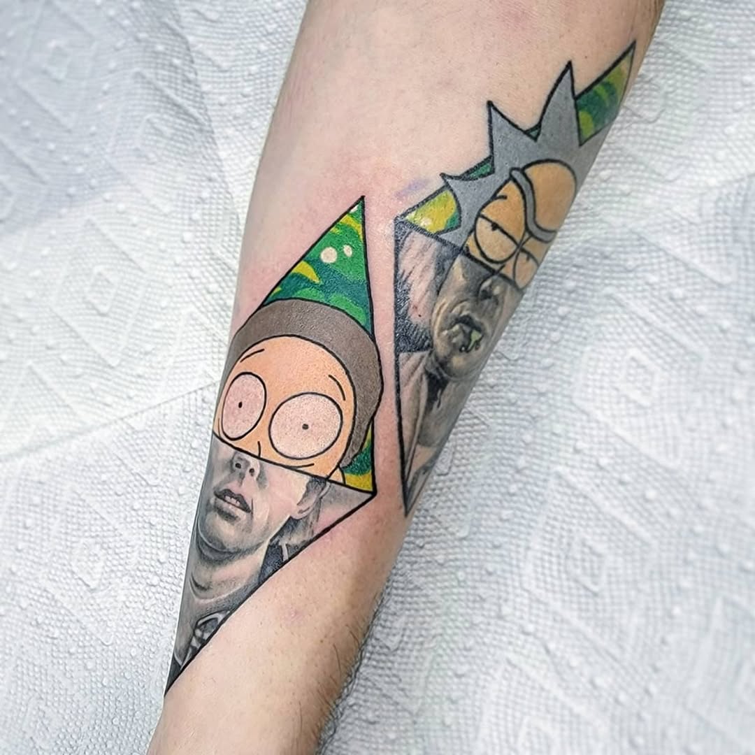 Tattoo by @makluvintattoos — realism, anime