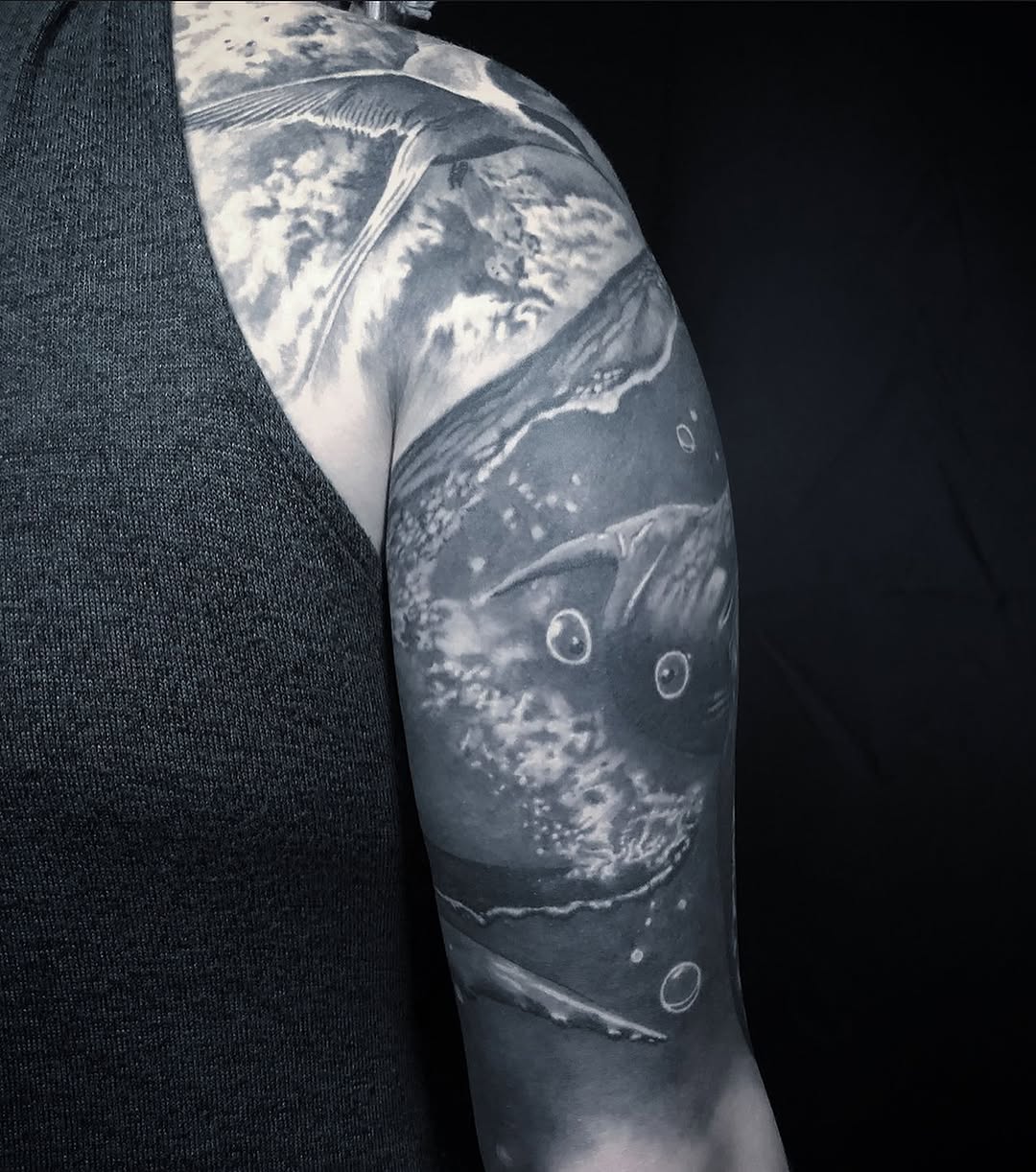 Tattoo by @drawingdeadart โ realism, black_and_grey