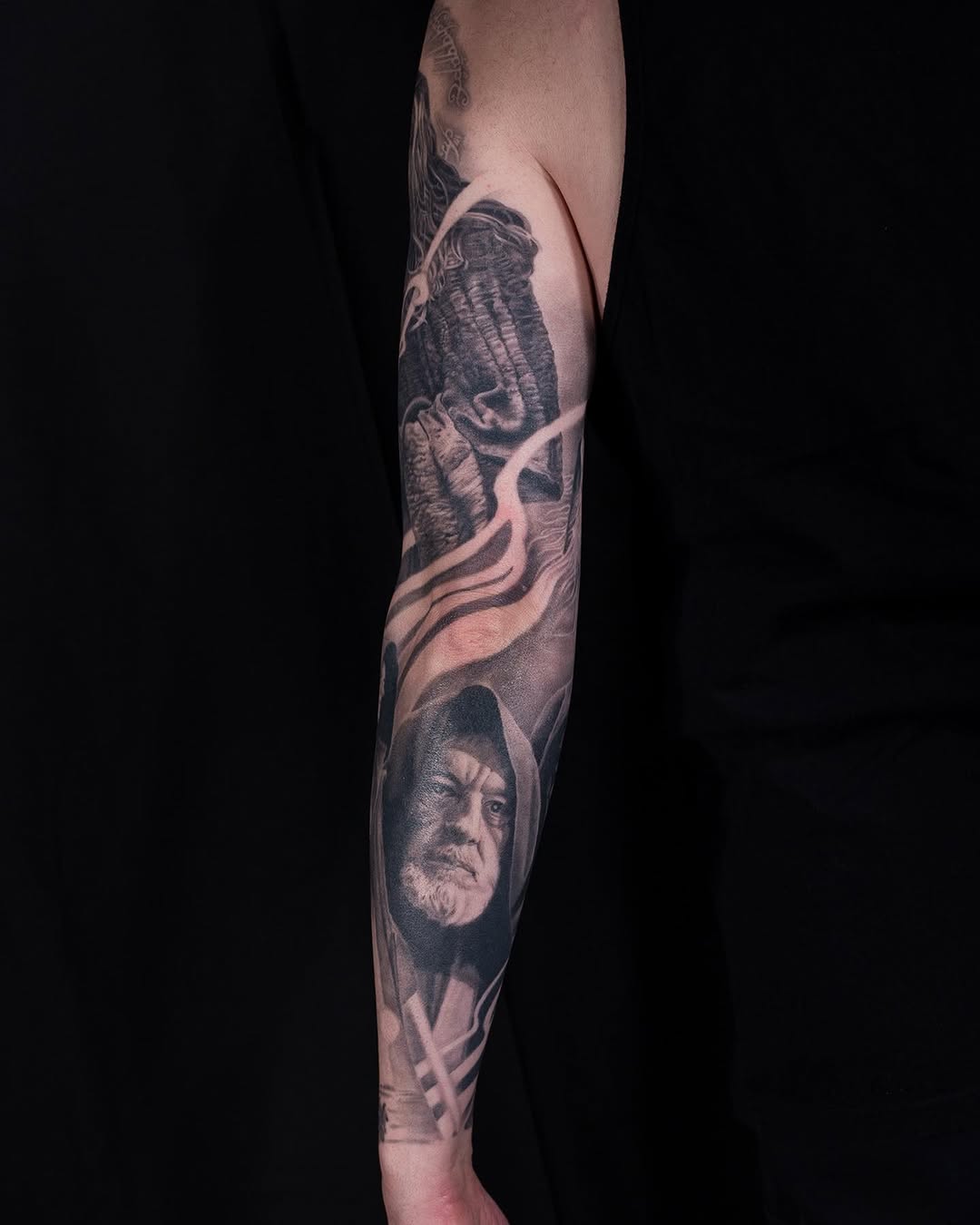 Tattoo by @ronangibney — realism, black_and_grey