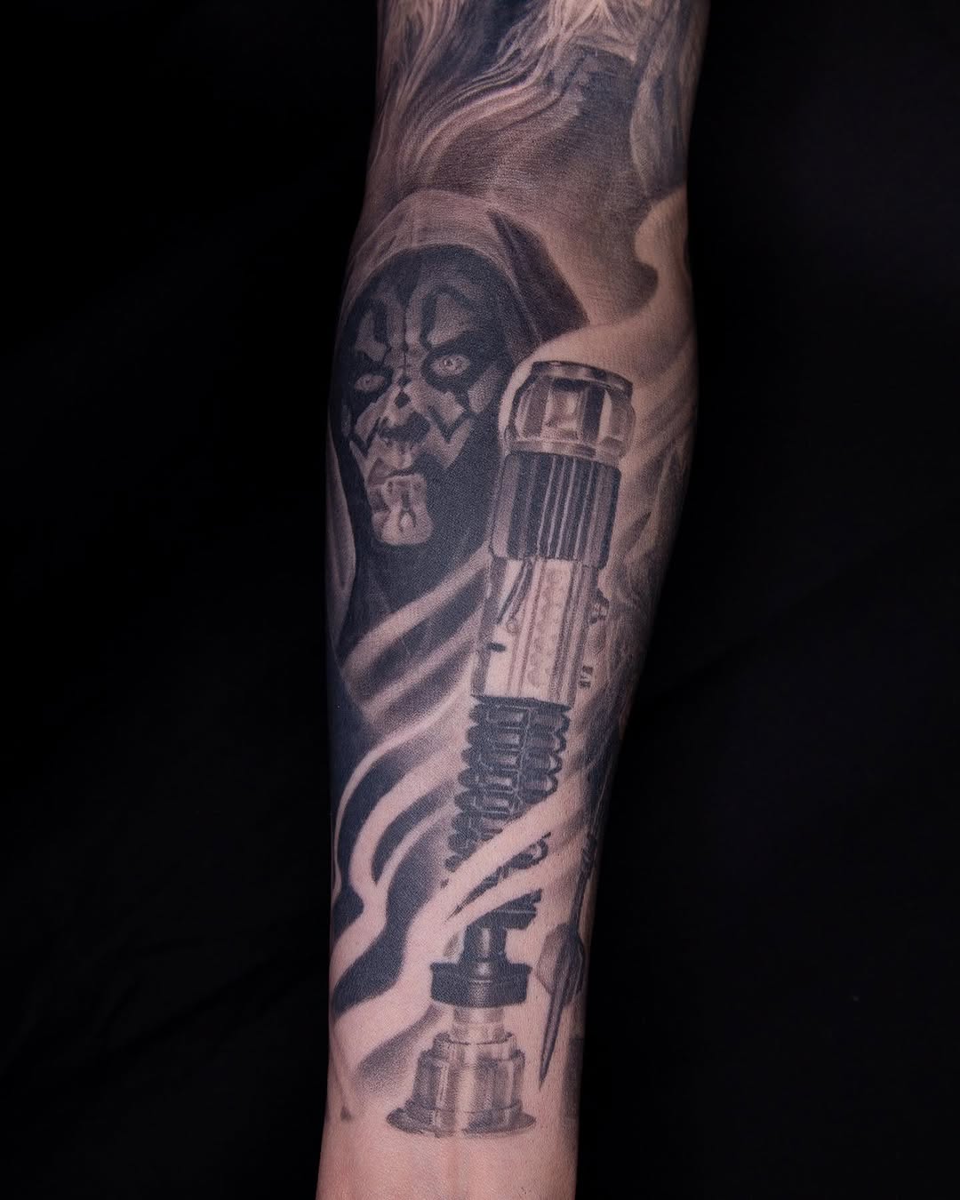 Tattoo by @ronangibney — realism, black_and_grey