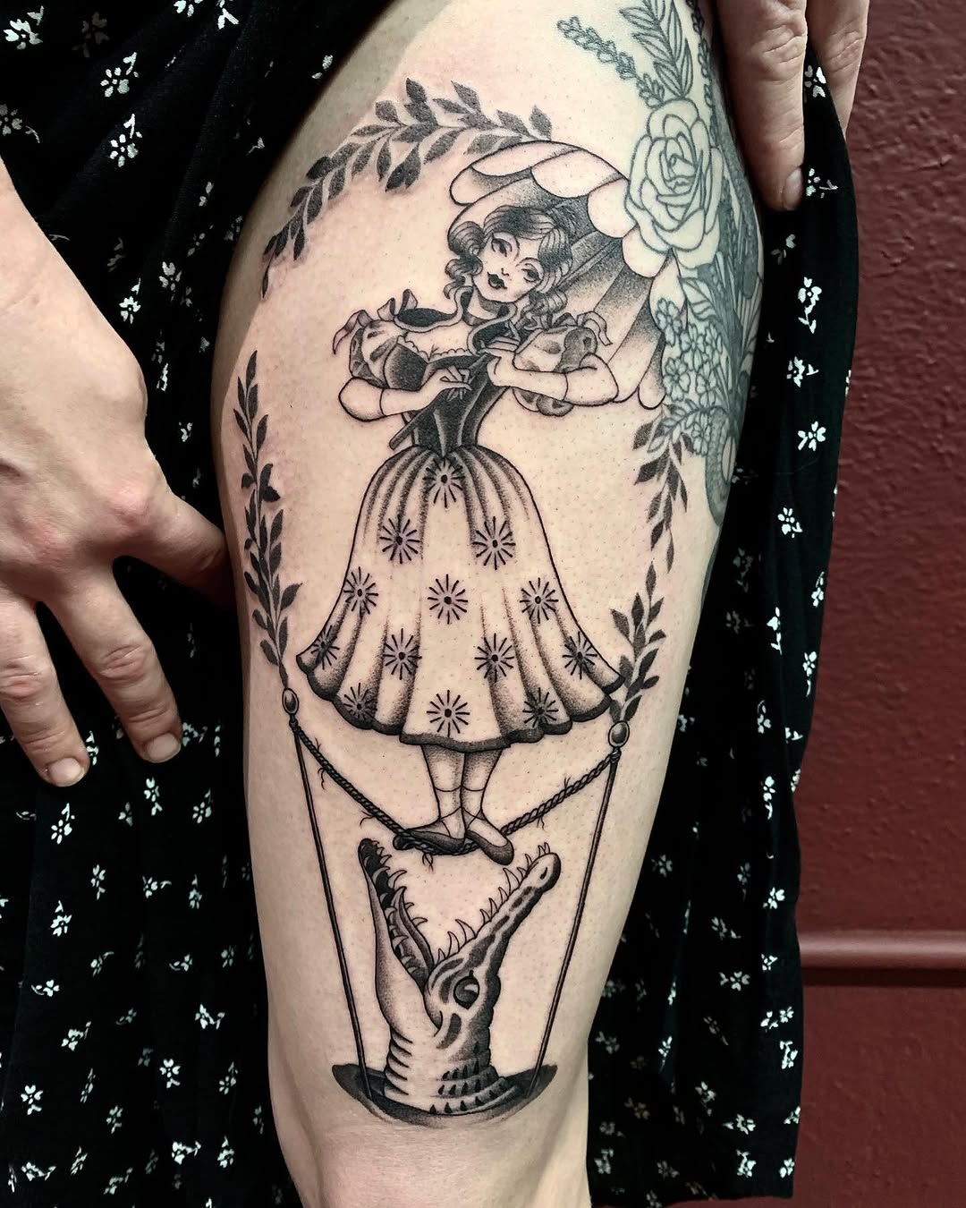 Tattoo by @niemo_tattoo — black_and_grey