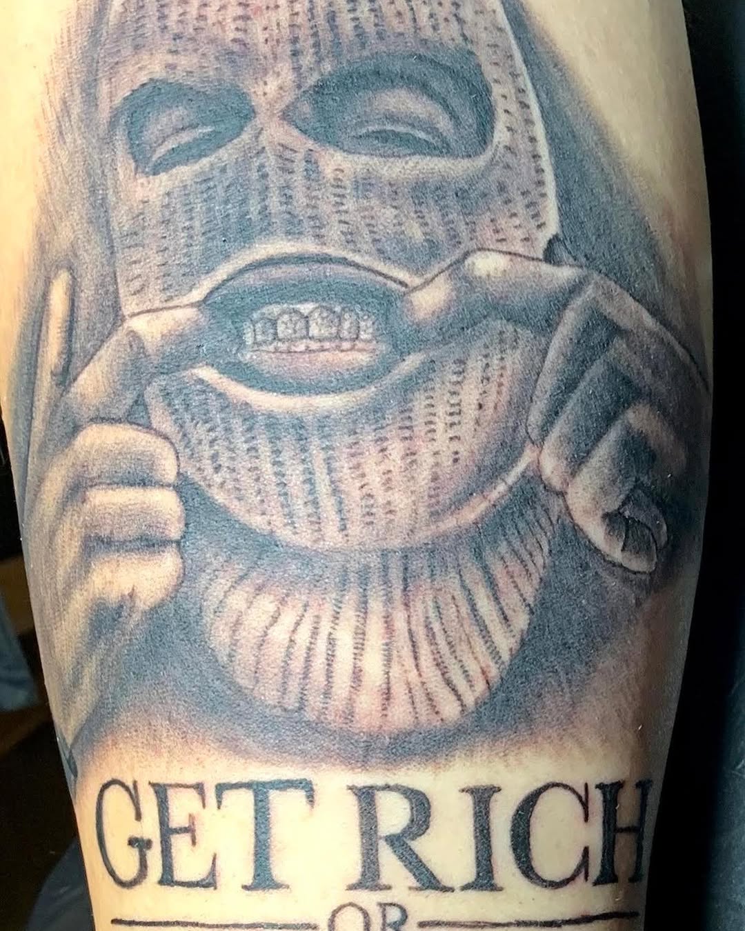 Tattoo by @hardcash_jt — realism, black_and_grey