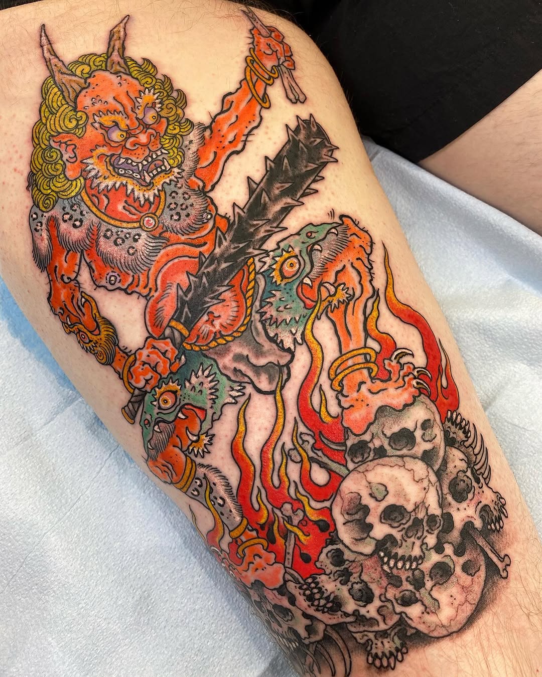 Tattoo by @beauxbrady — japanese_irezumi, neo_traditional
