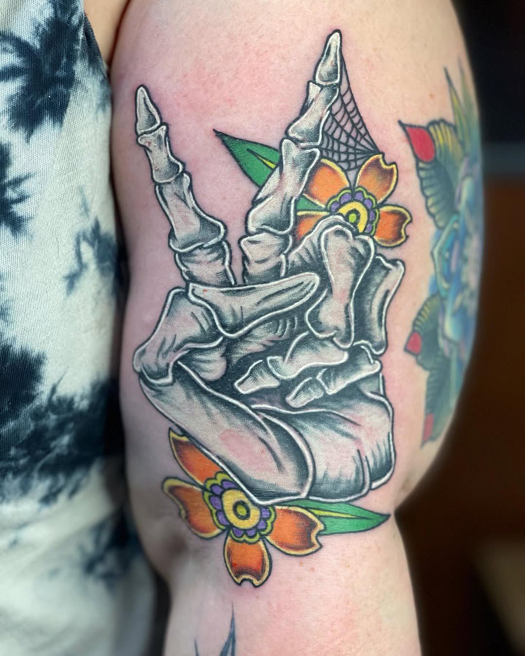 Tattoo by @jcwazzi_tats โ american_traditional, black_and_grey