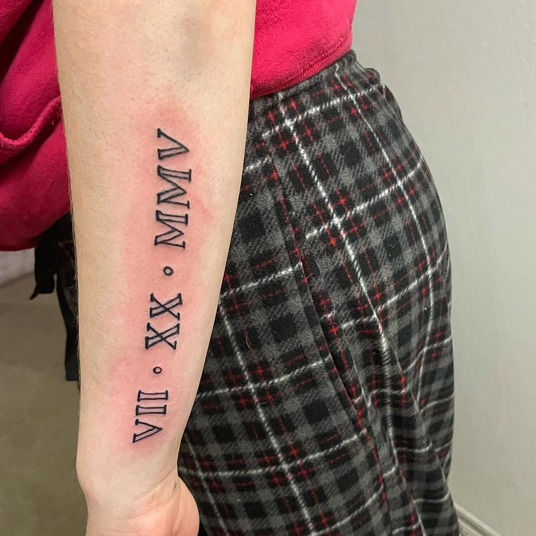 Tattoo by @tattedbyching — lettering_script, minimalist