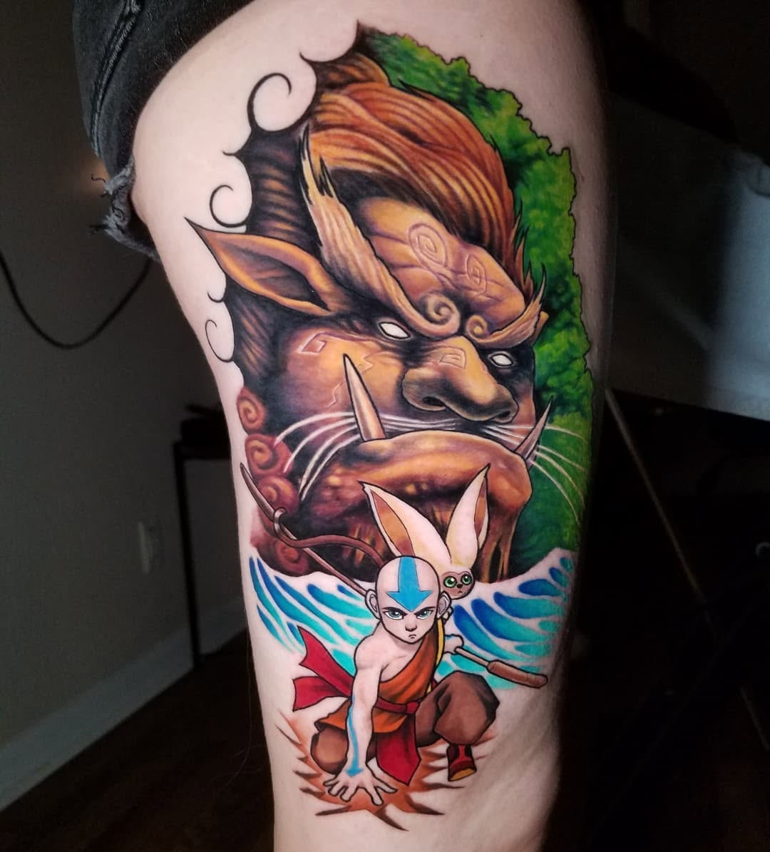 Tattoo by @brianchuntattoo — anime, realism