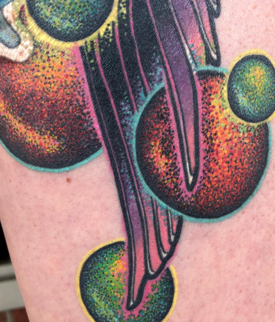 Tattoo by @litebritetattoo — illustrative, dotwork