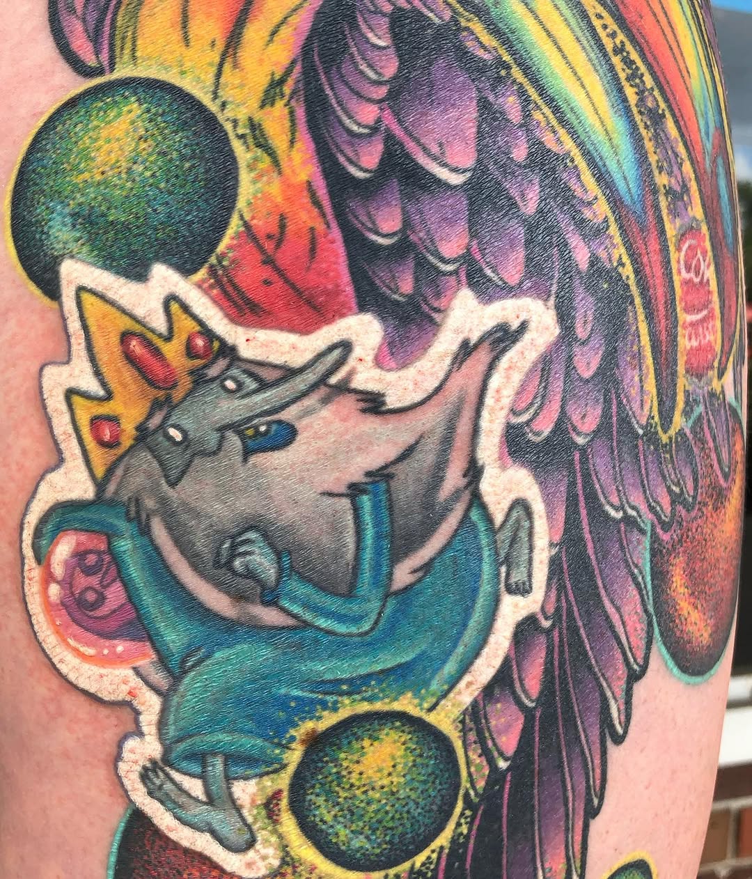 Tattoo by @litebritetattoo — illustrative, new_school