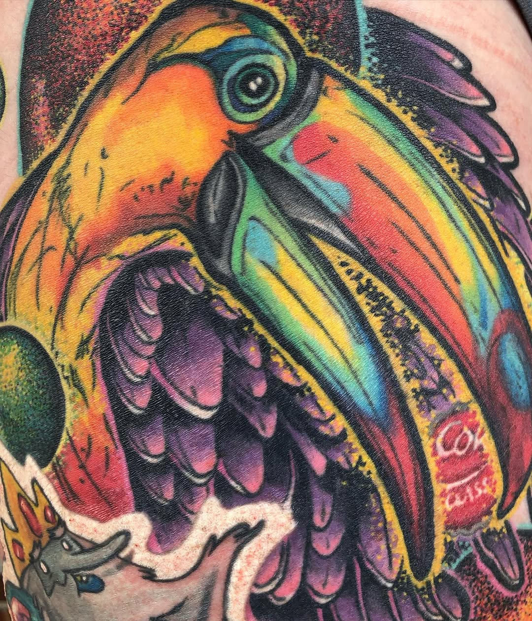 Tattoo by @litebritetattoo — illustrative, new_school