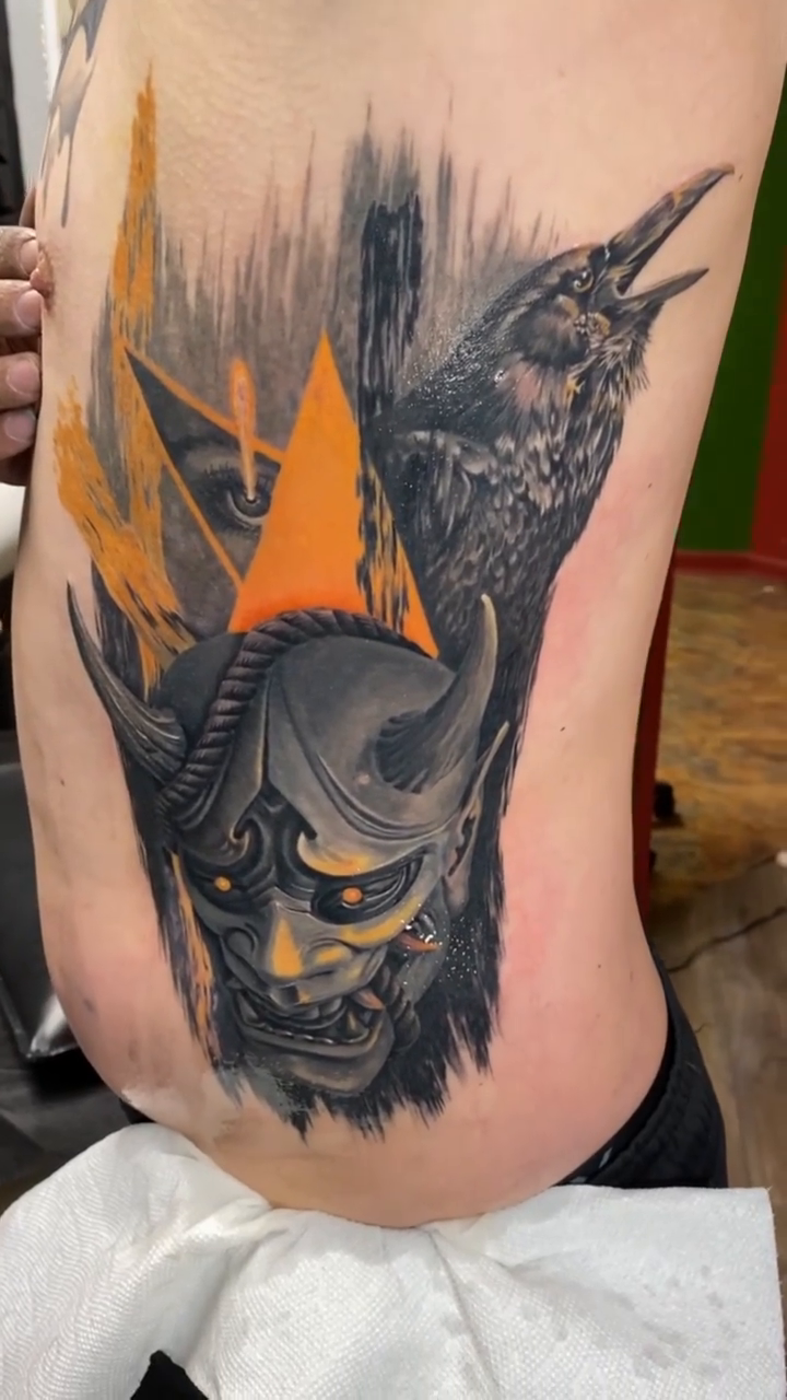 Tattoo by @mrlanecollins — dark_realism, blackwork