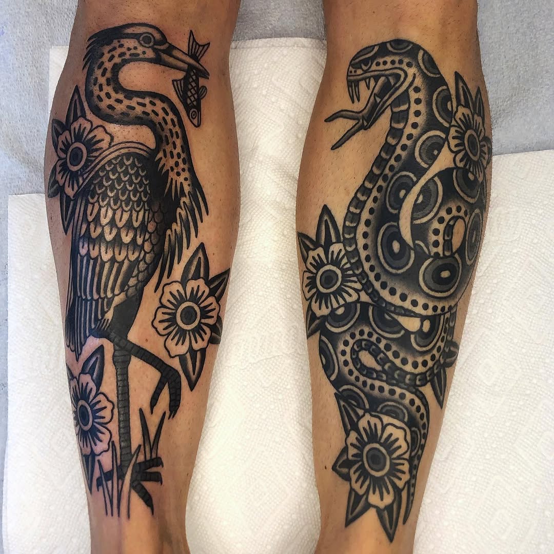 Tattoo by @becca.lerner β american_traditional, black_and_grey