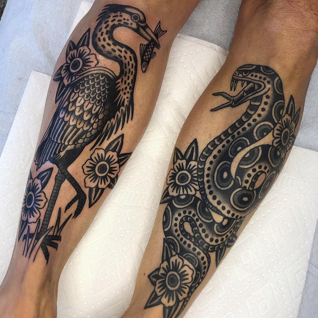 Tattoo by @becca.lerner β american_traditional, black_and_grey
