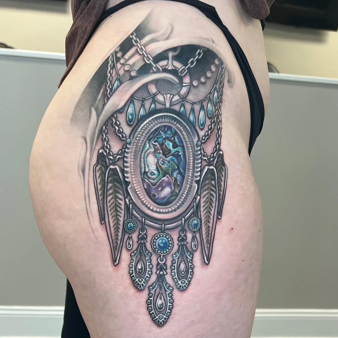 Tattoo by @emlectric_ — realism, ornamental