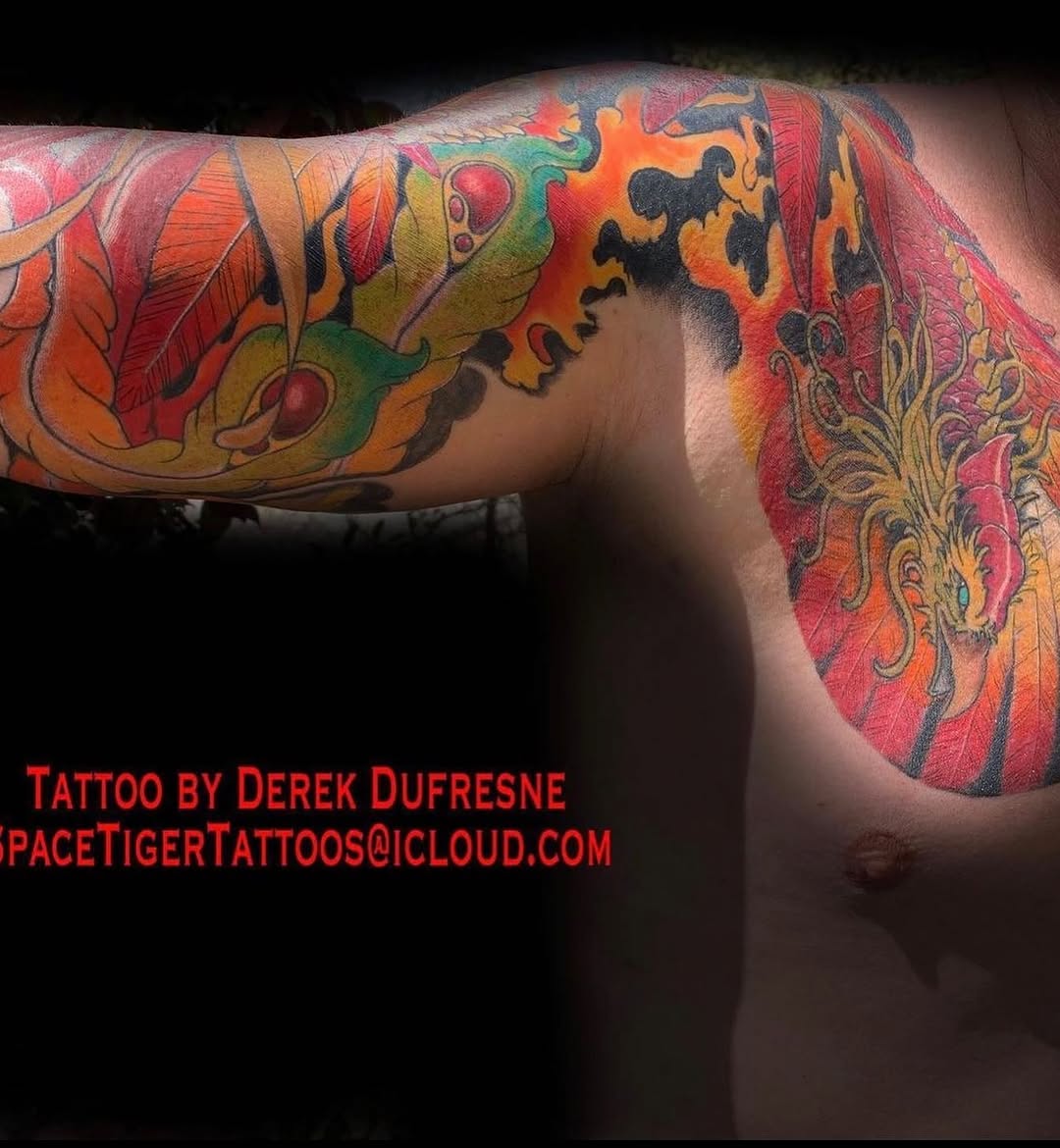 Tattoo by @derekdtattoos — japanese_irezumi, neo_traditional