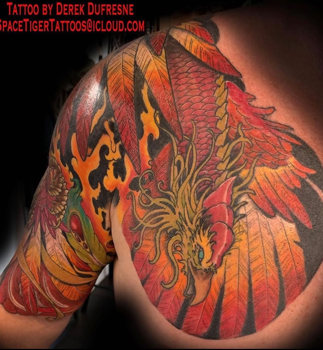 Tattoo by @derekdtattoos — japanese_irezumi, neo_traditional