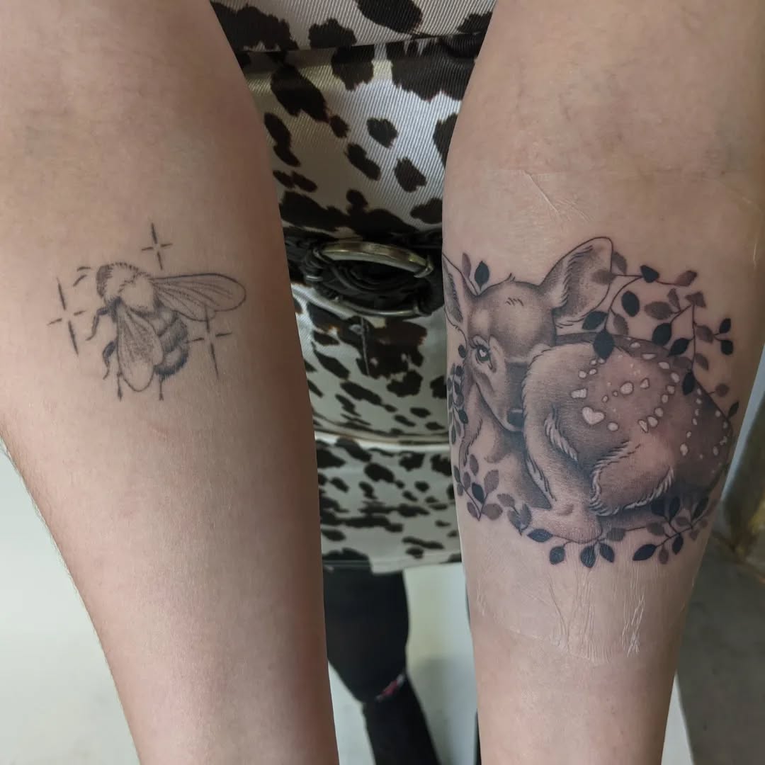 Tattoo by @sweetnothingsink — black_and_grey