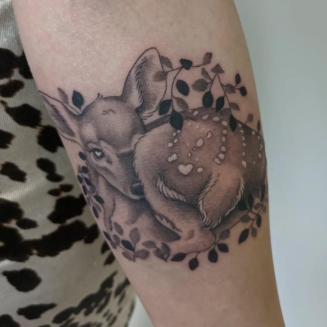 Tattoo by @sweetnothingsink — realism, black_and_grey