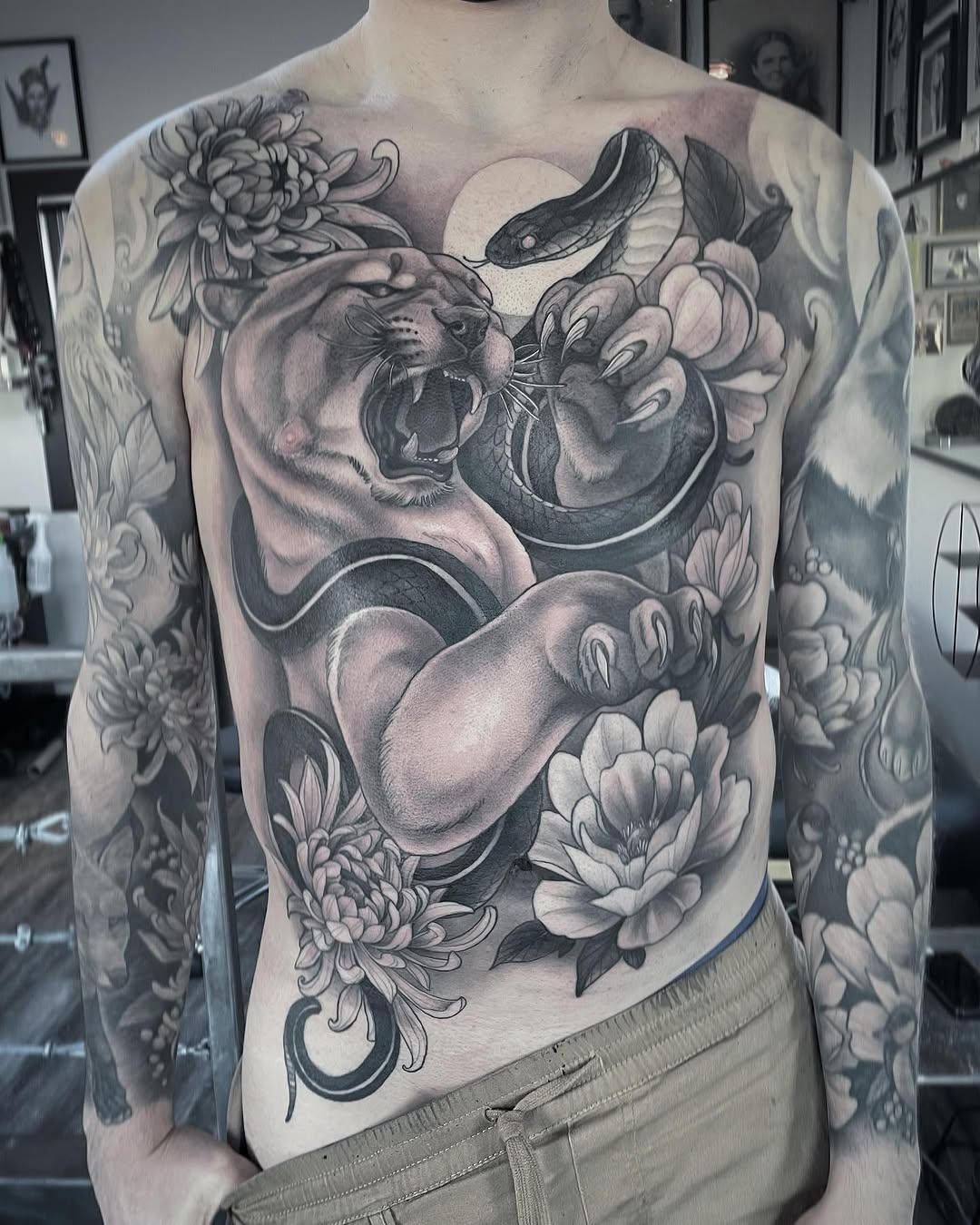 Tattoo by @missautumndancer — realism, black_and_grey
