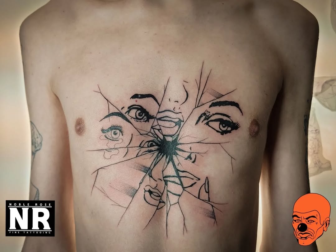 Tattoo by @thebenvaughan โ black_and_grey