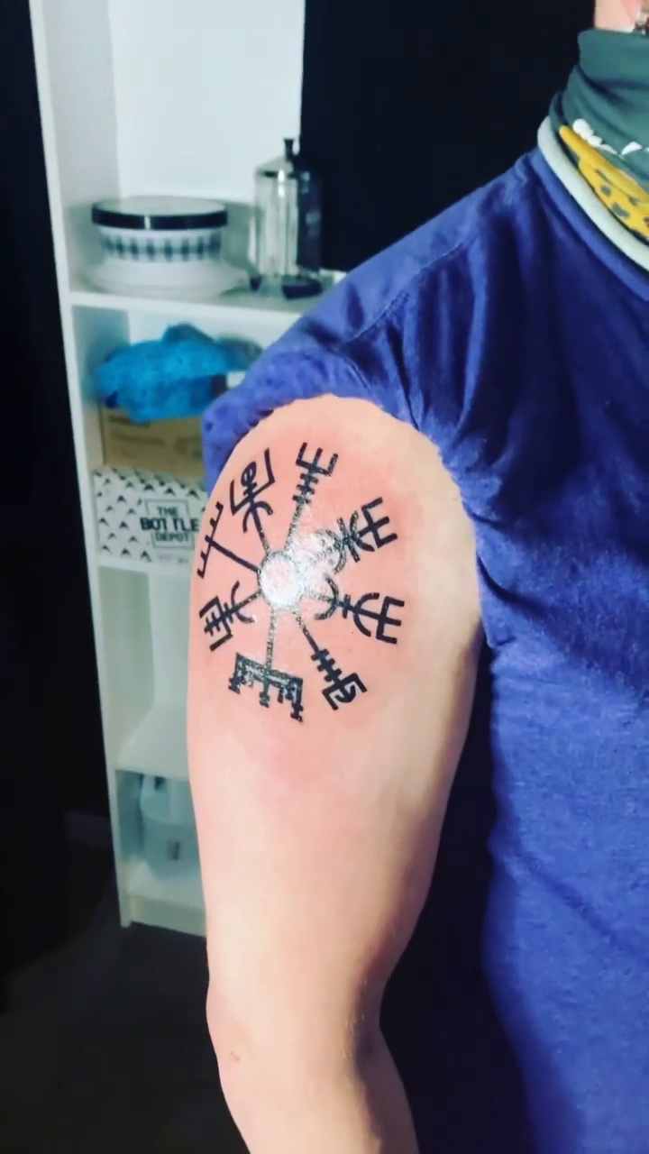 Tattoo by @divineink316 — geometric, illustrative