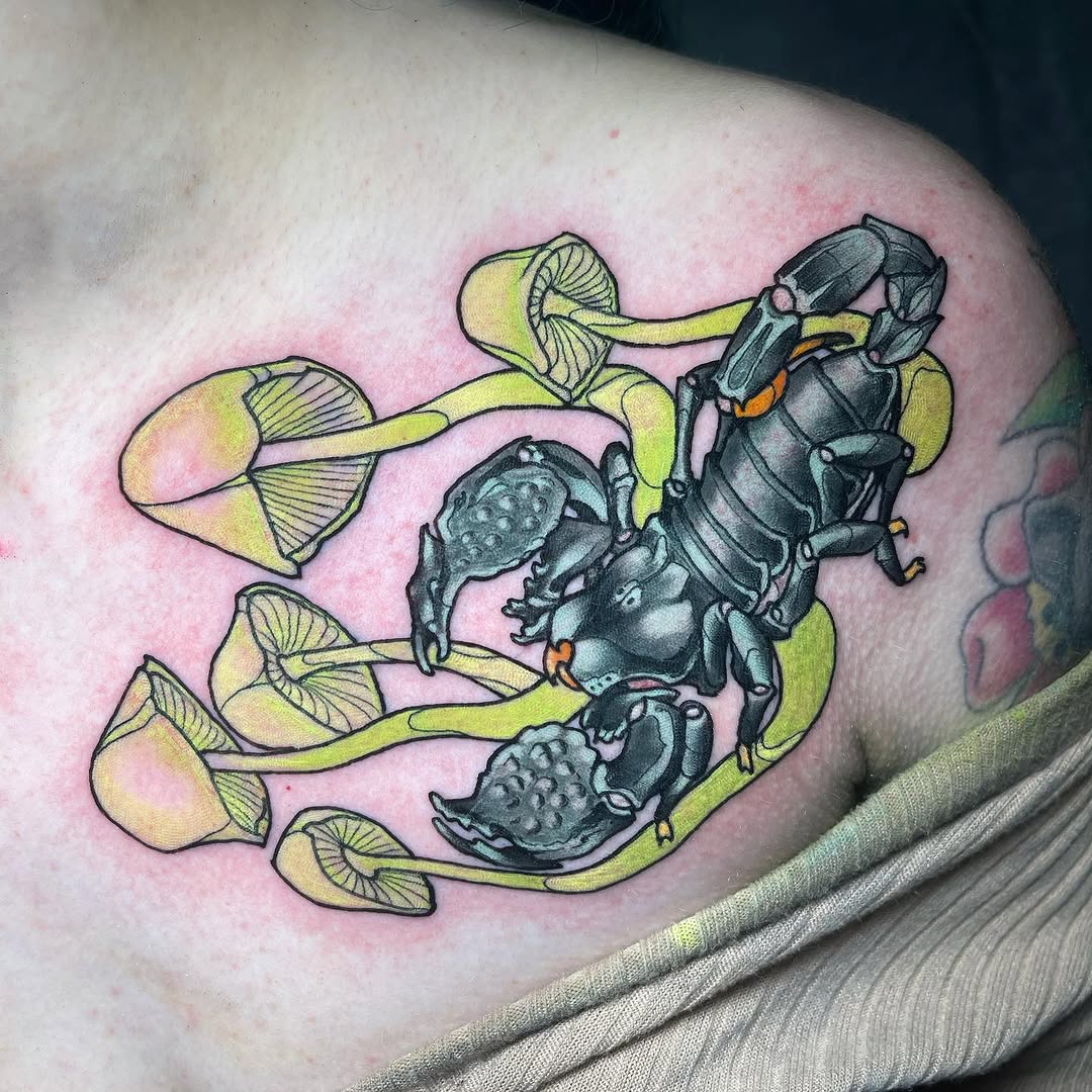 Tattoo by @joethewizard55 — black_and_grey