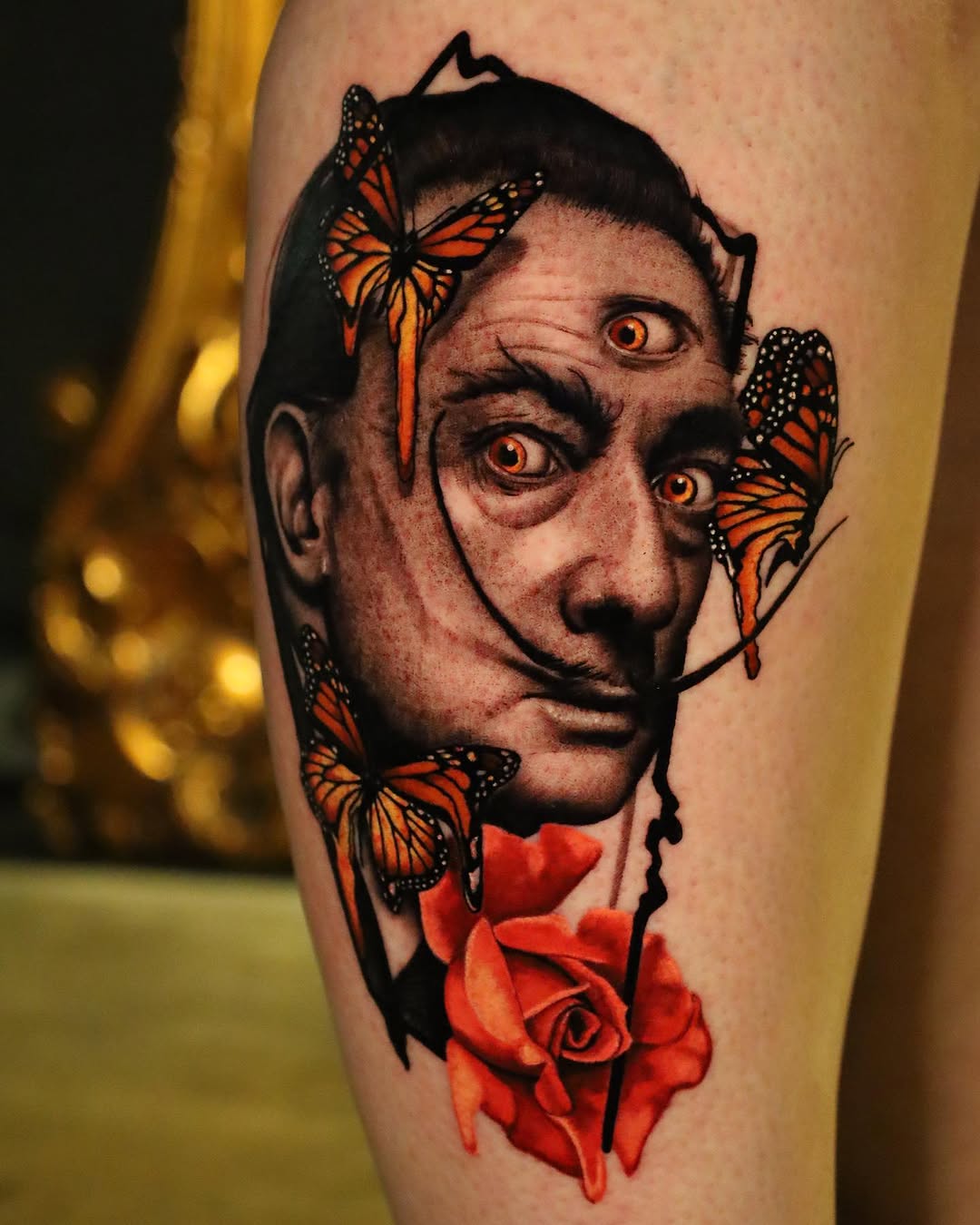 Tattoo by @palacios_ink โ realism, surrealism
