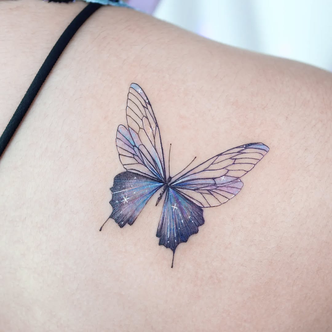 Tattoo by @tattooist_namoo — fine_line, watercolor