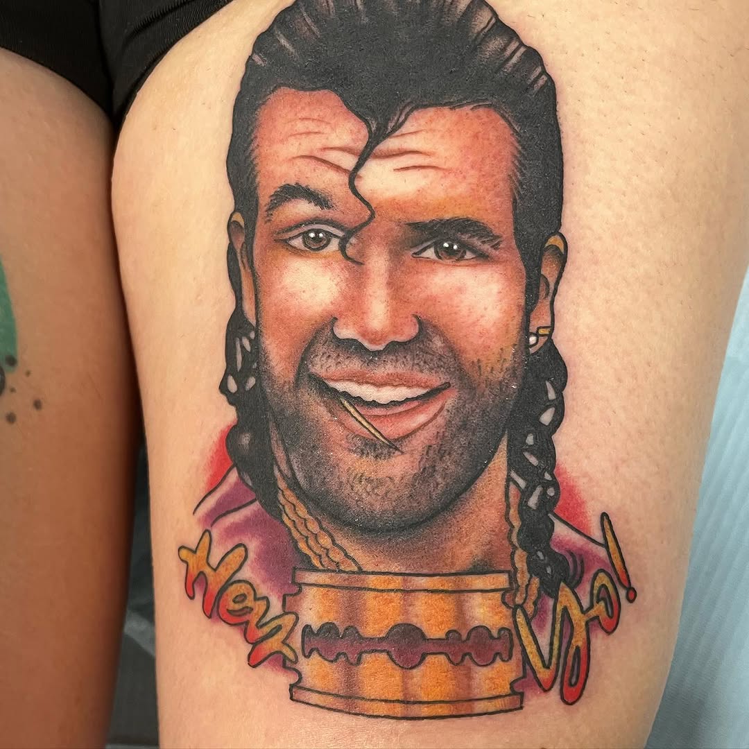 Tattoo by @fearlessfoxes — realism, lettering_script
