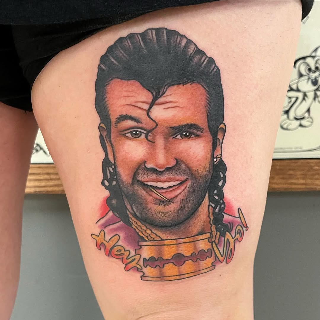 Tattoo by @fearlessfoxes — realism, lettering_script
