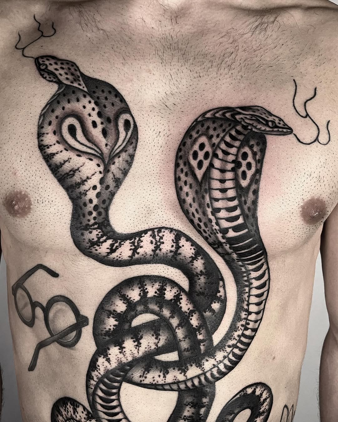Tattoo by @hollydanesi โ blackwork