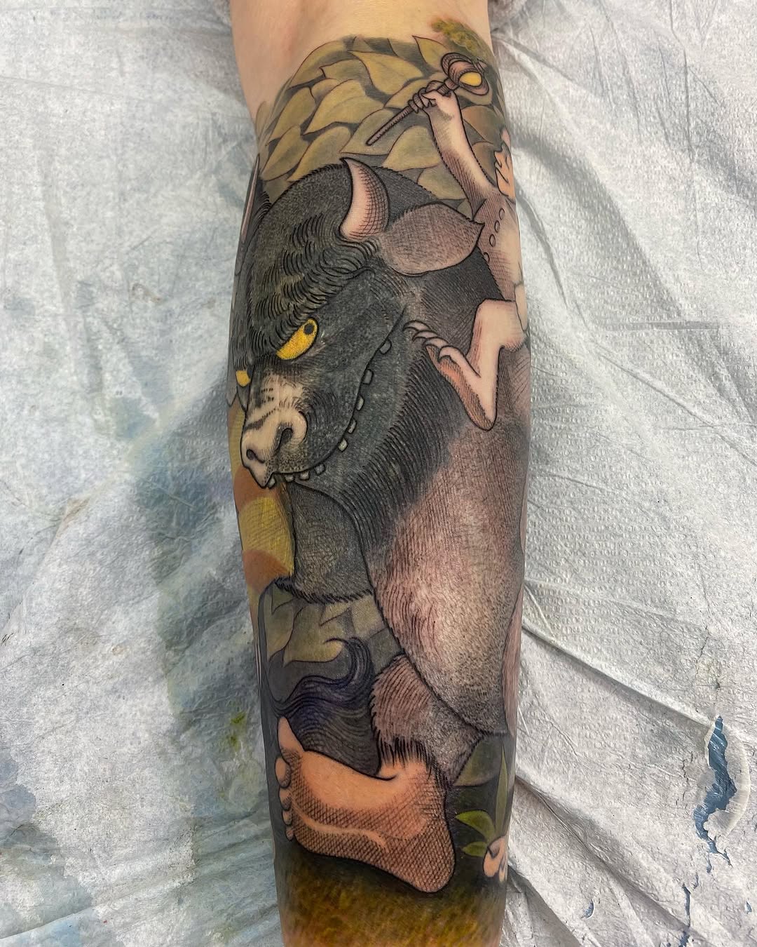 Tattoo by @benaroundtattoos — illustrative, realism