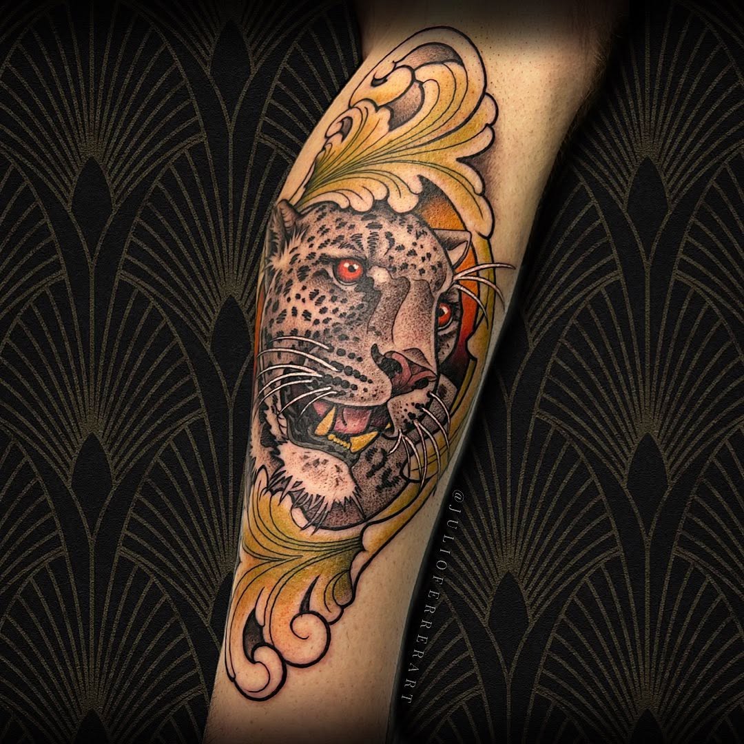Tattoo by @julioferrerart — realism, black_and_grey