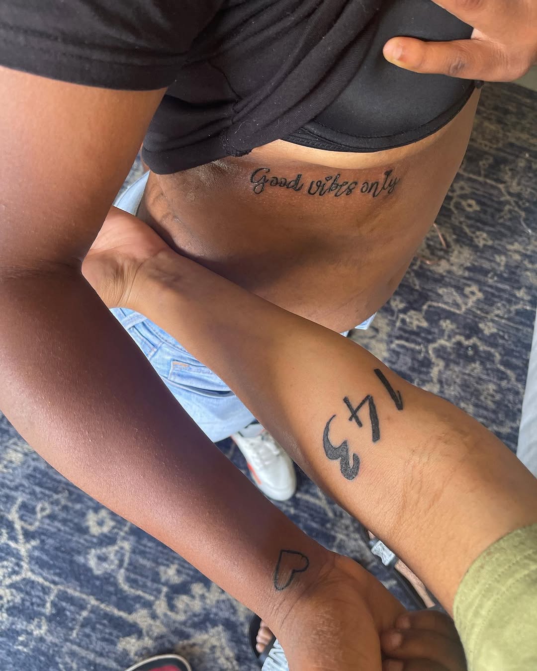 Tattoo by @tattedbyching — lettering_script, minimalist