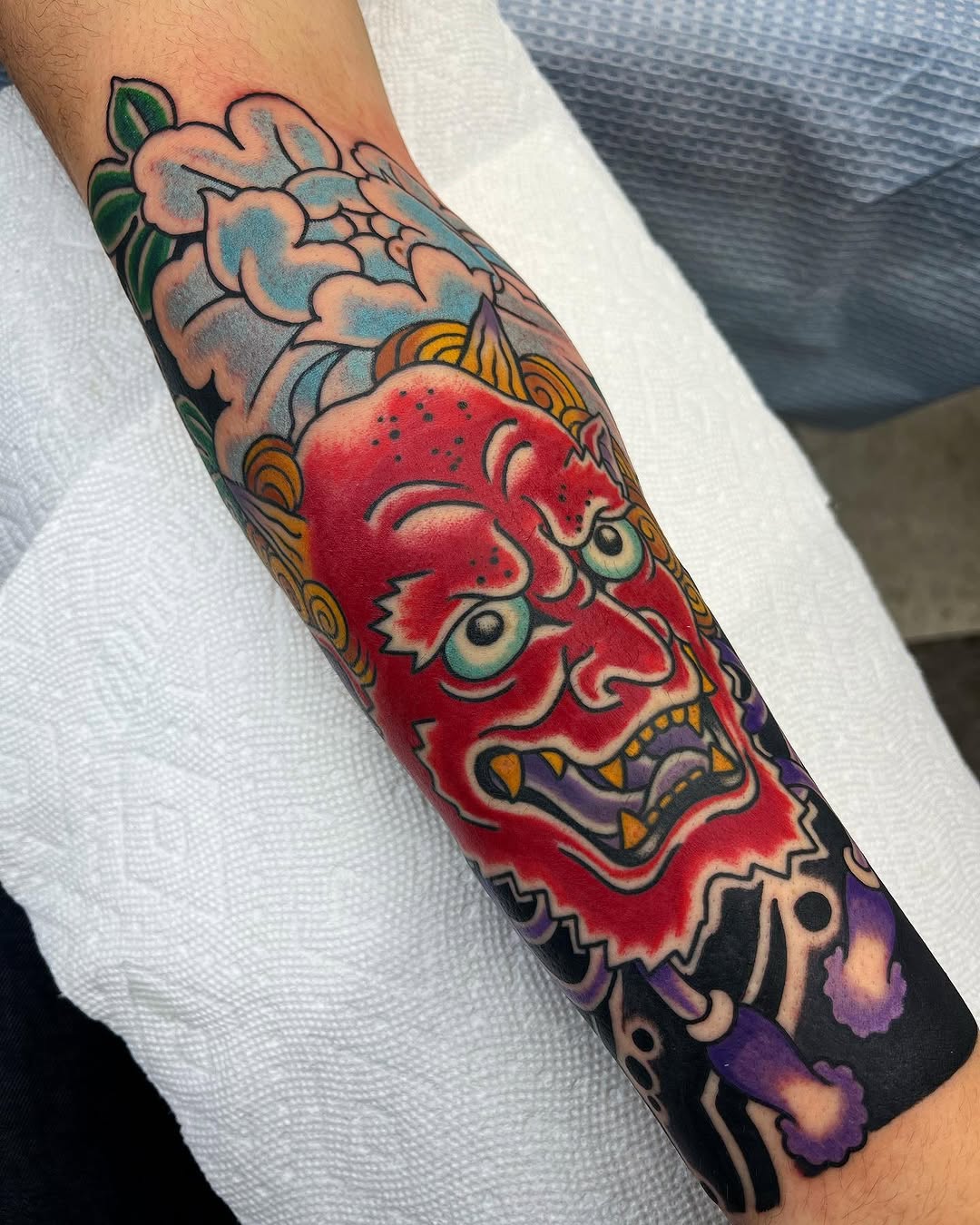 Tattoo by @bwebbtattoo β japanese_irezumi, blackwork