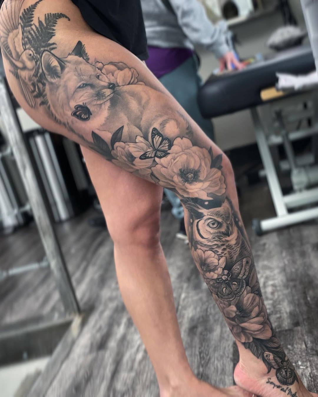 Tattoo by @missautumndancer — realism, black_and_grey