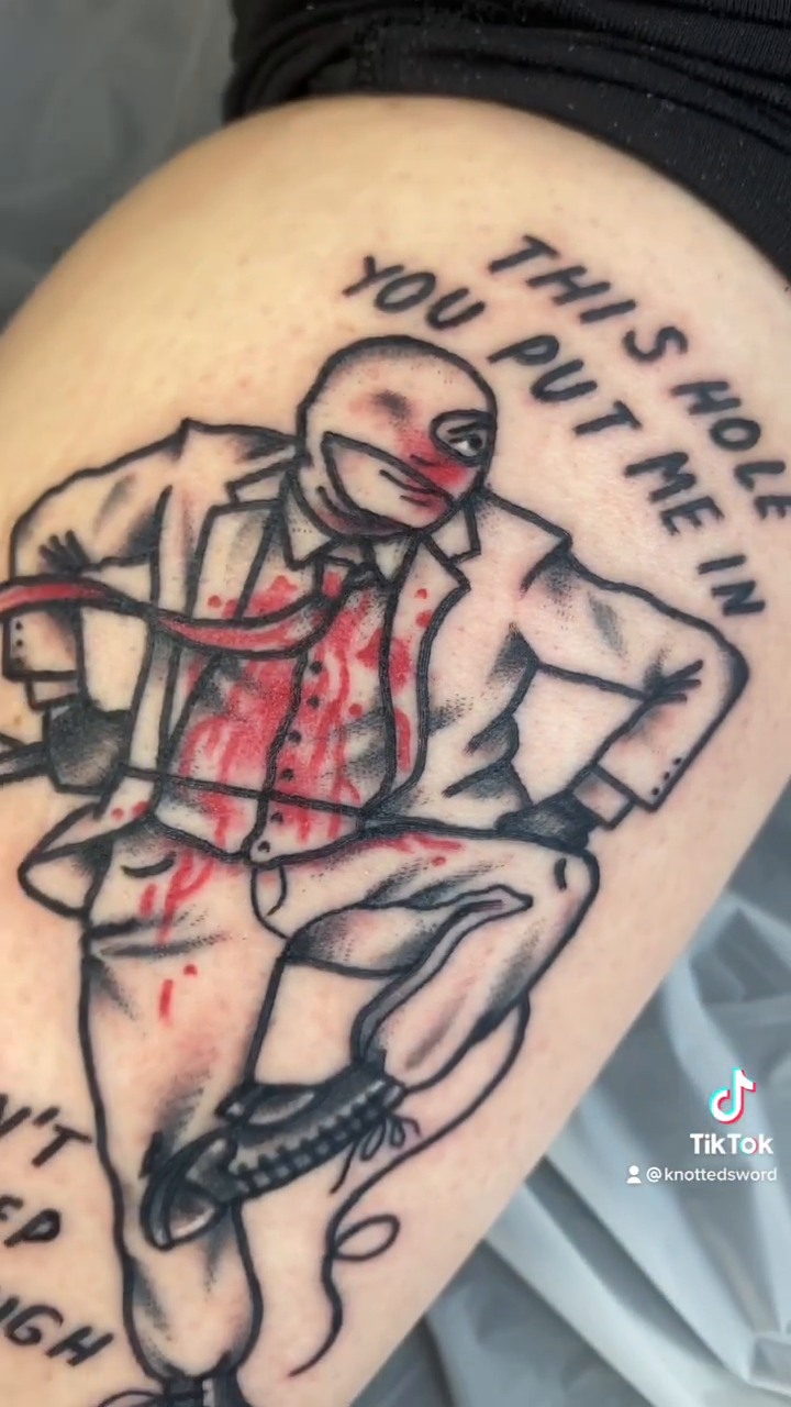 Tattoo by @knottedsword — trash_polka