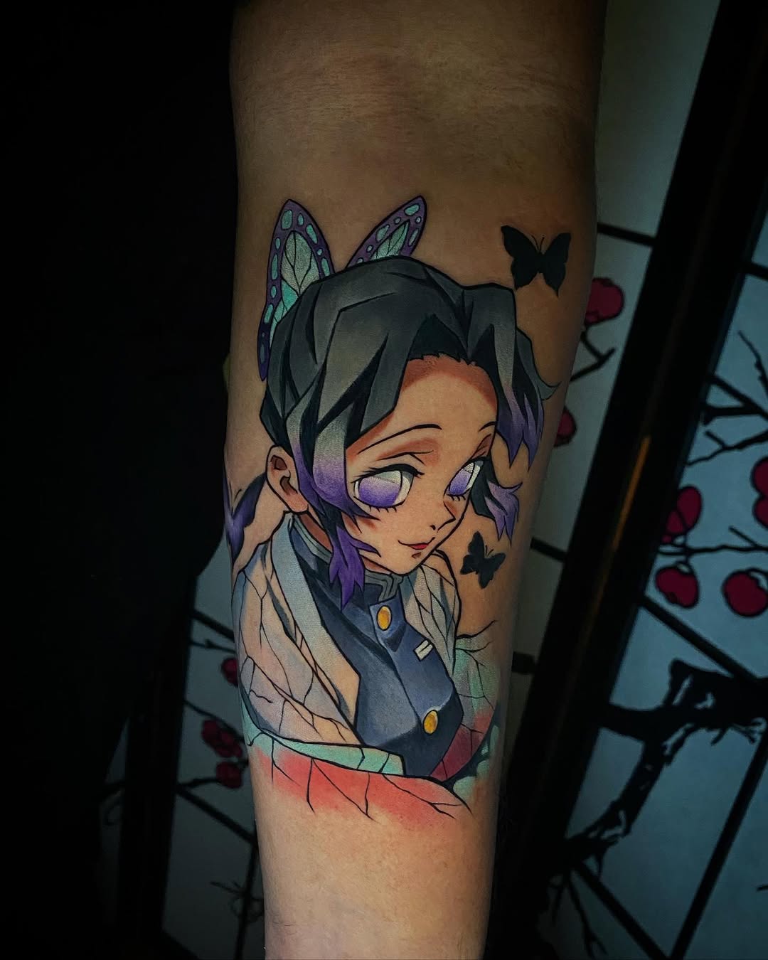 Tattoo by @busy_bruce — anime, illustrative