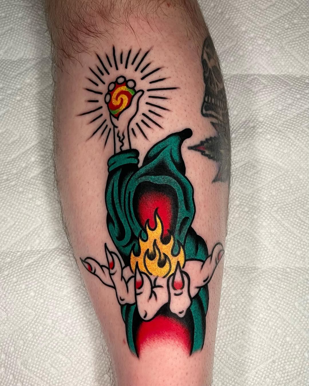 Tattoo by @james_tattooer — american_traditional, illustrative