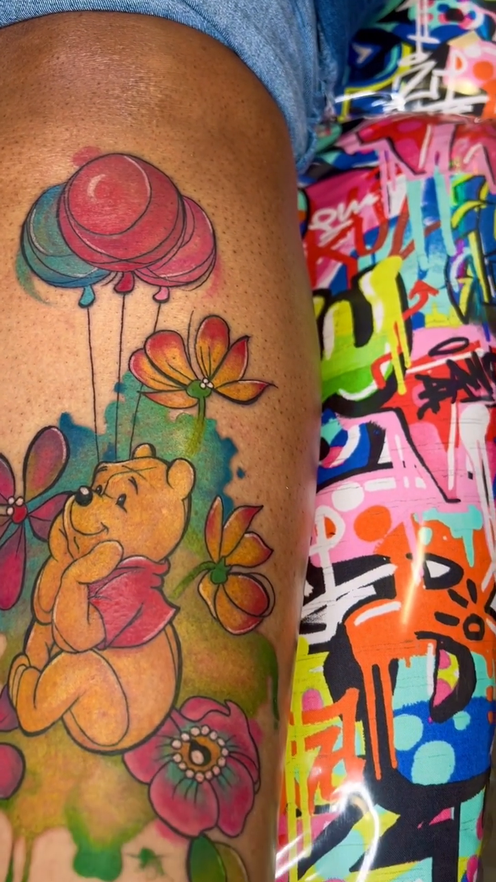 Tattoo by @millzyink — new_school, anime