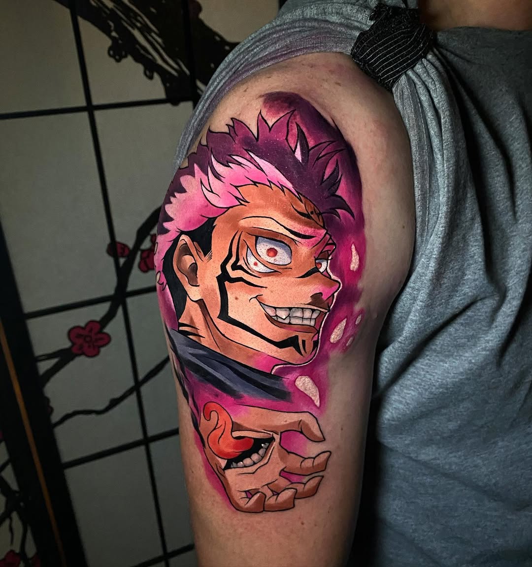 Tattoo by @busy_bruce — anime, illustrative