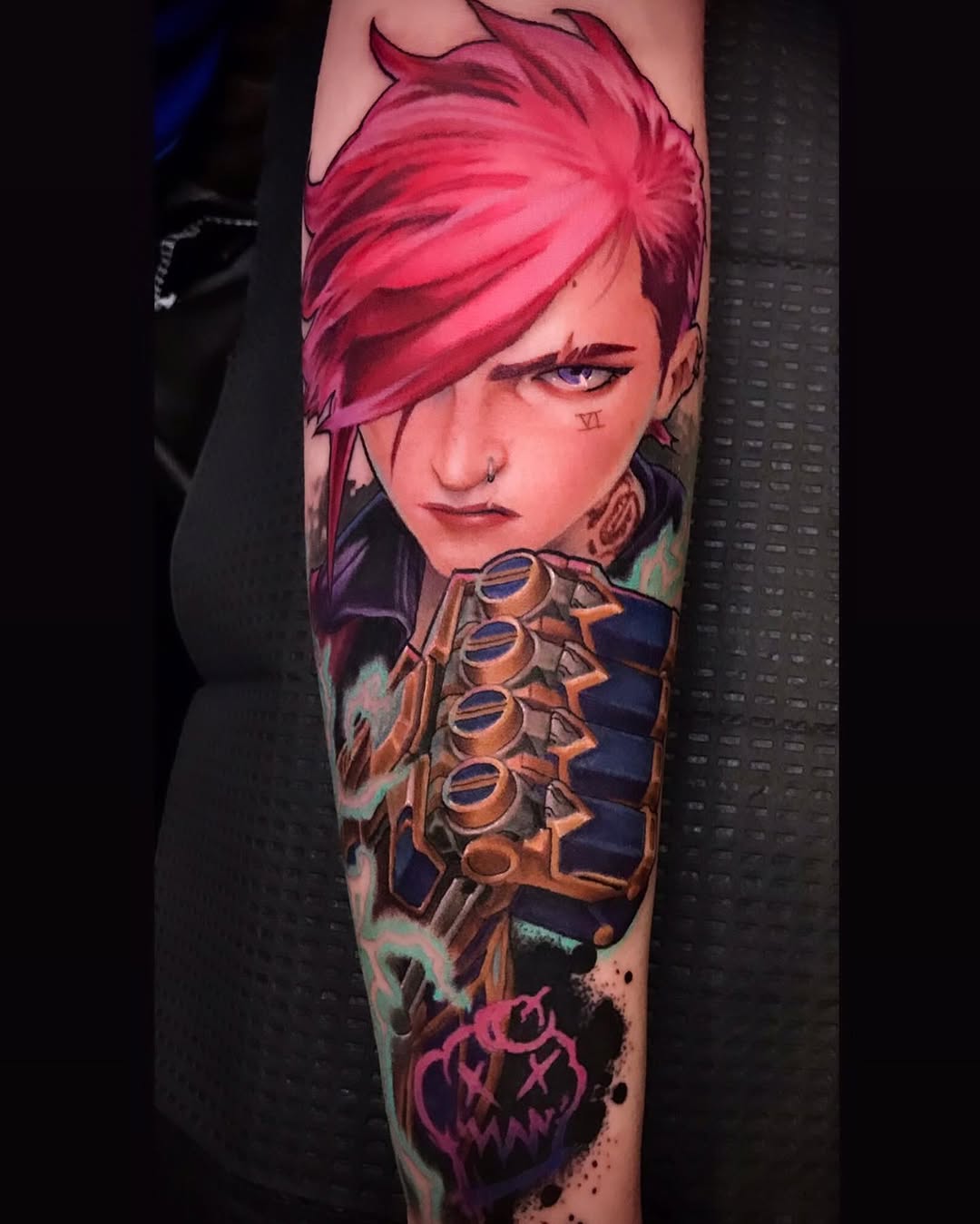 Tattoo by @brianchamberstattoo — anime, realism