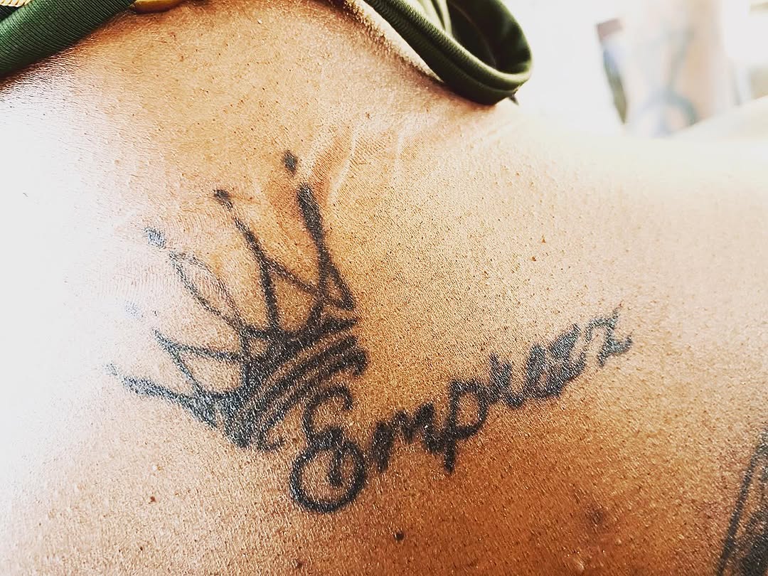Tattoo by @rogue_danimals — lettering_script