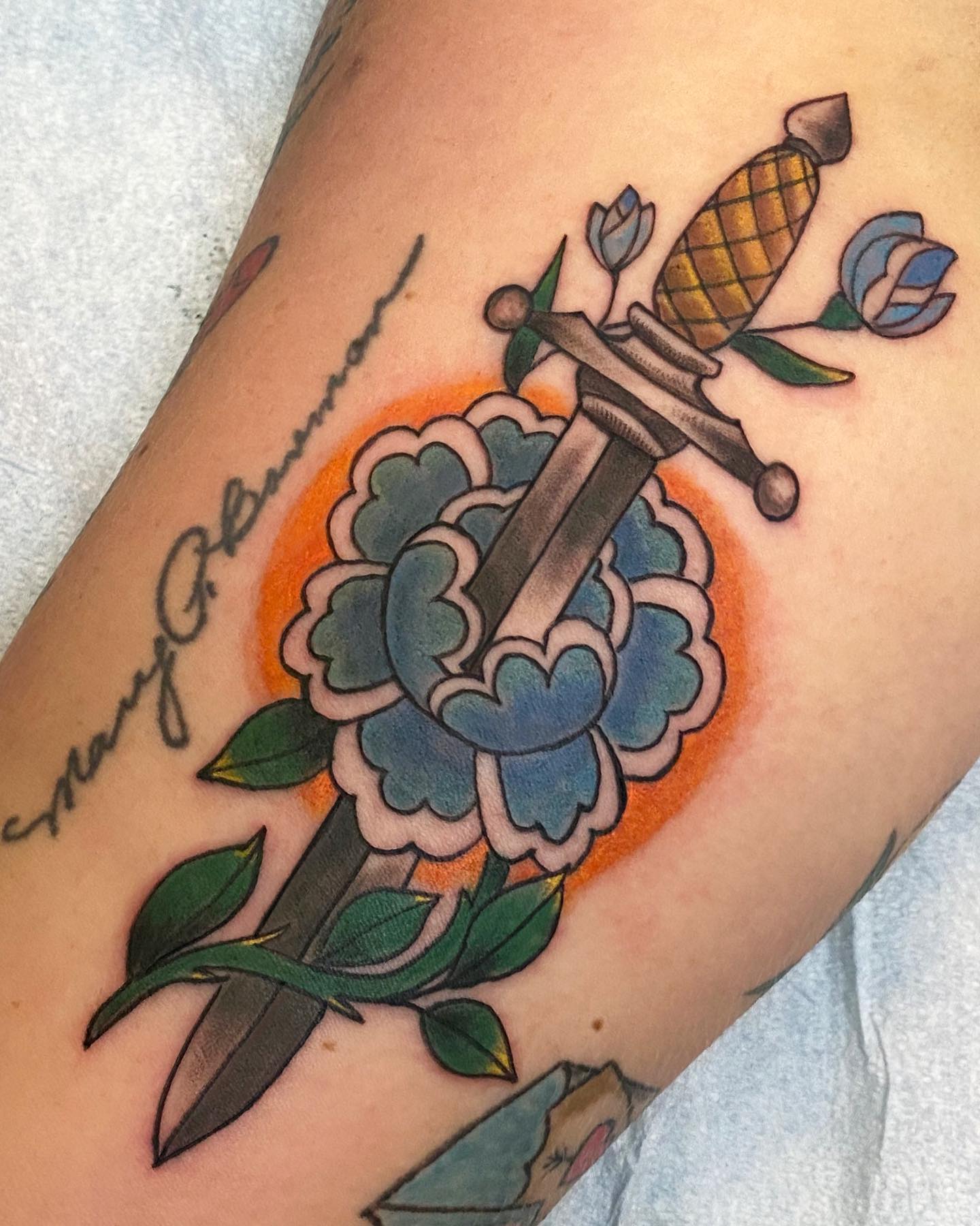 Tattoo by @sallydarlingtattoo — american_traditional