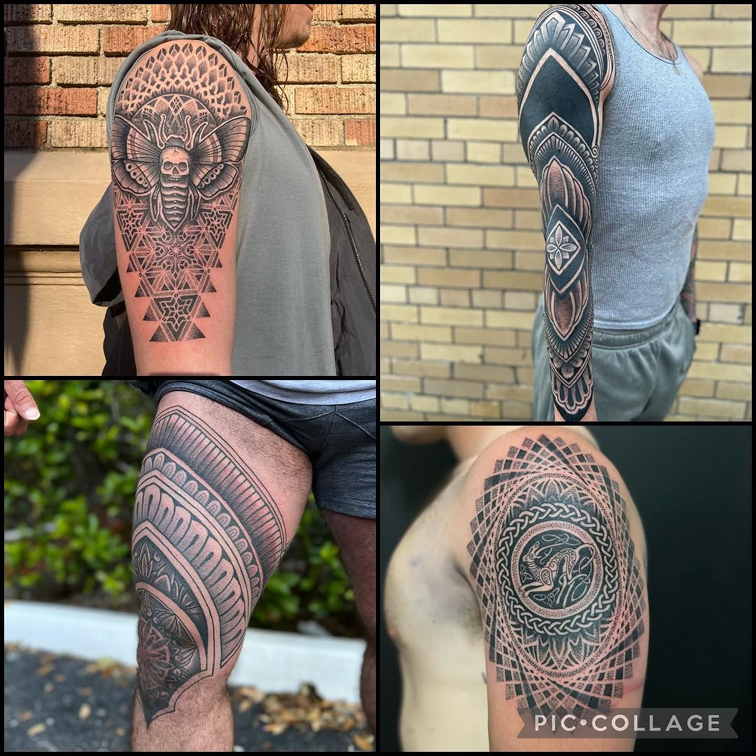 Tattoo by @crash_tattooer — geometric, blackwork
