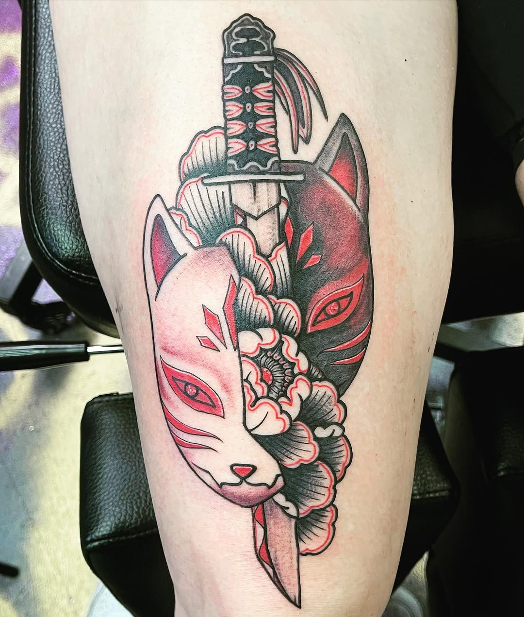 Tattoo by @jeffkaithtattoos — neo_traditional, japanese_irezumi