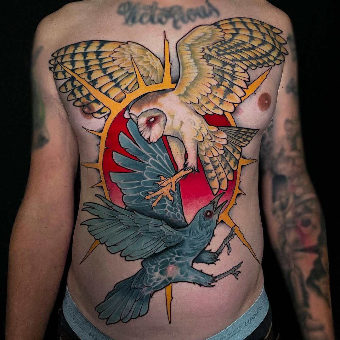 Tattoo by @earthgrasper — neo_traditional, realism