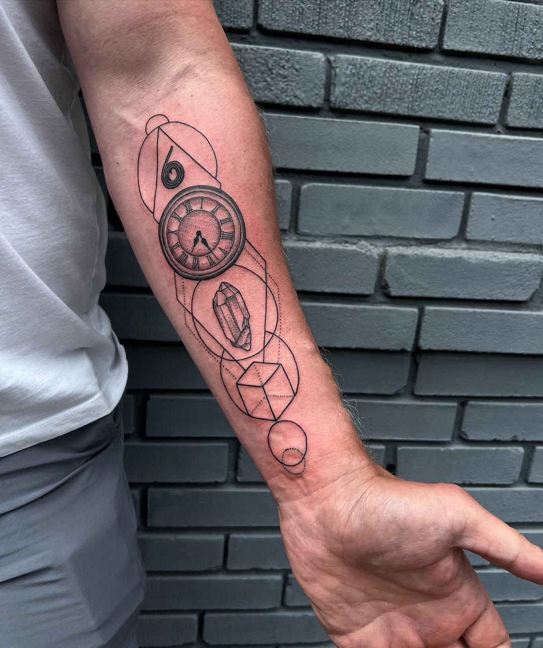 Tattoo by @crash_tattooer — geometric