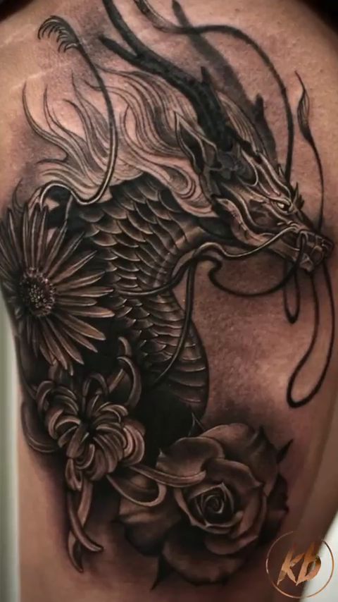 Tattoo by @drew_romero_tattoos โ black_and_grey, realism