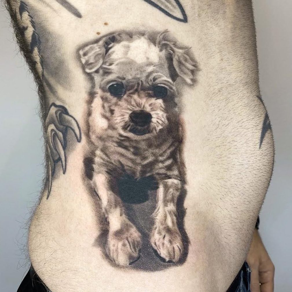 Tattoo by @ronangibney — realism, black_and_grey